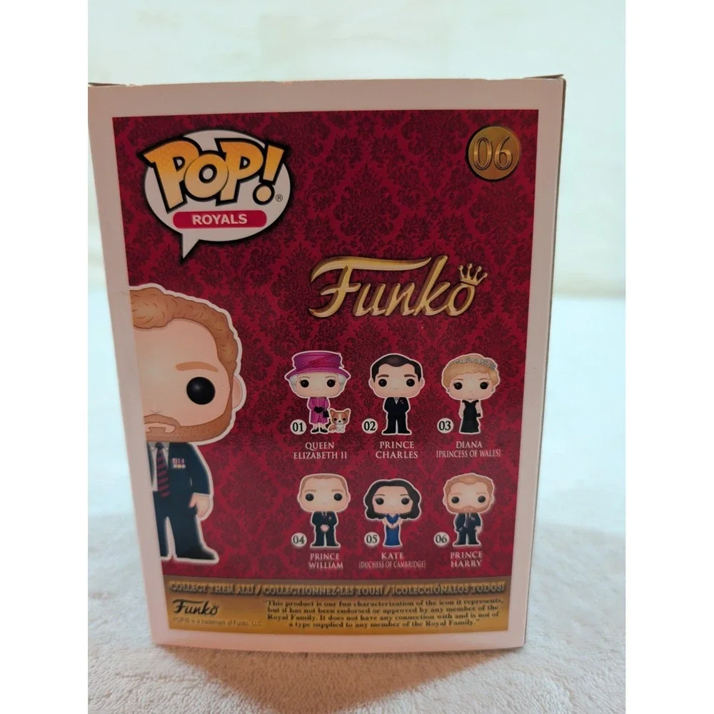 Funko Pop Royals Prince Harry 06 Vnl‎ Figure Duke of Sussex British Royal Family